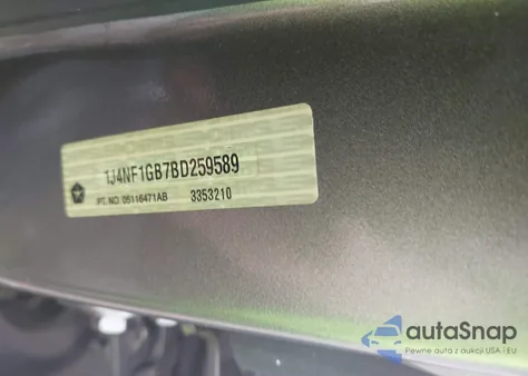 2011 Jeep Patriot Sport from USA, damaged, VIN 1J4NF1GB7BD259589